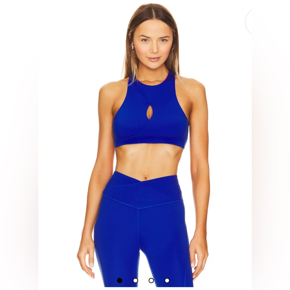 Camila Coelho Bella Sports Bra in Royal Blue